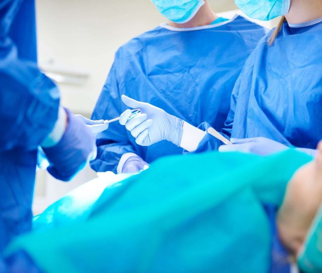 Surgery team in operating room